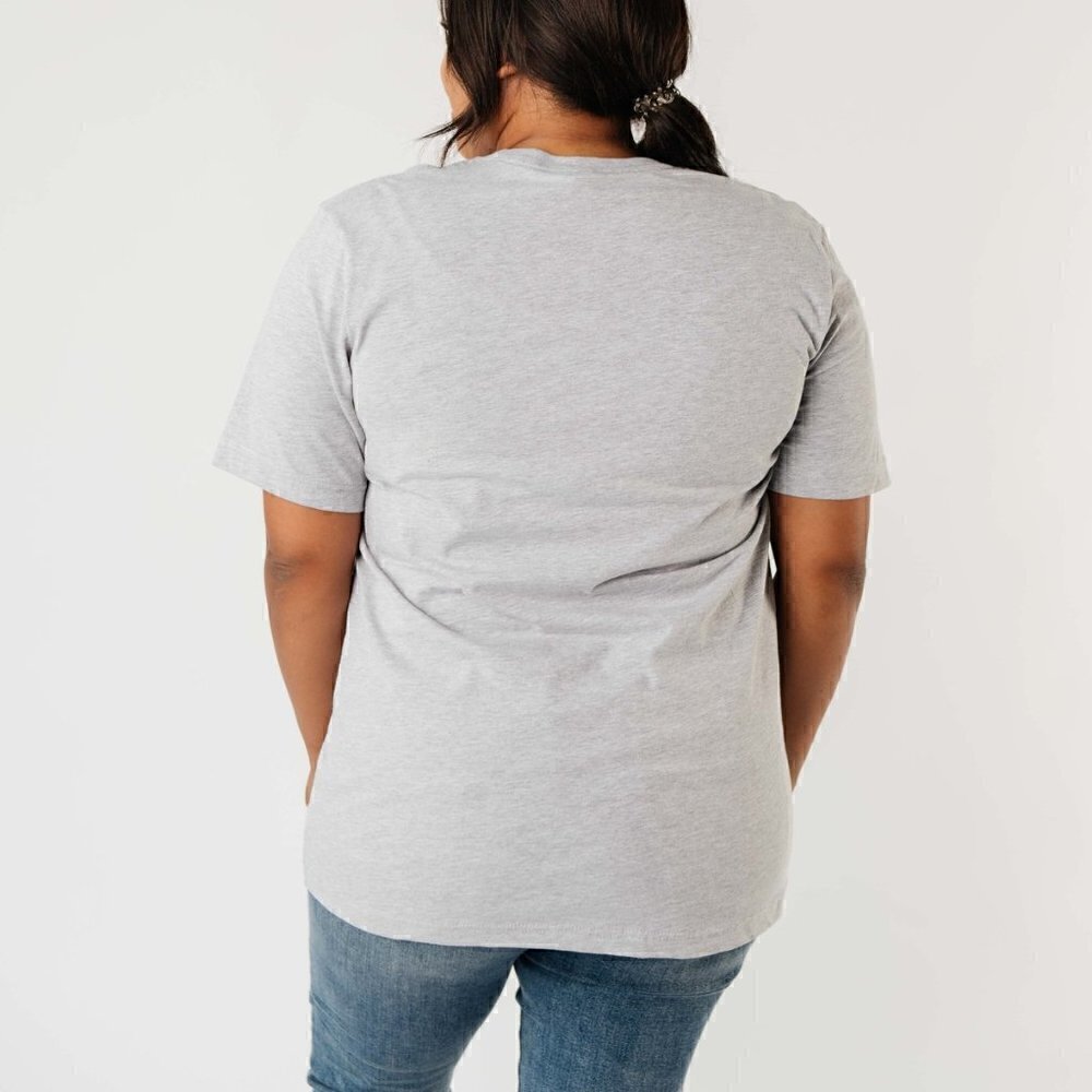 Bella Canvas Gray Sports Graphic Tee - Picture 3 of 4
